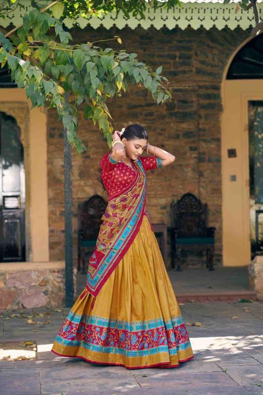 LNB 1255 Tasar Silk MST Wedding lehenga choli wholesale in Hyderabad